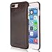 Pierre Cardin iPhone 7 Plus Leather Case Protective Slim Fit Snap On Hard Back Cover for iPhone 7 Plus Coffee Brown