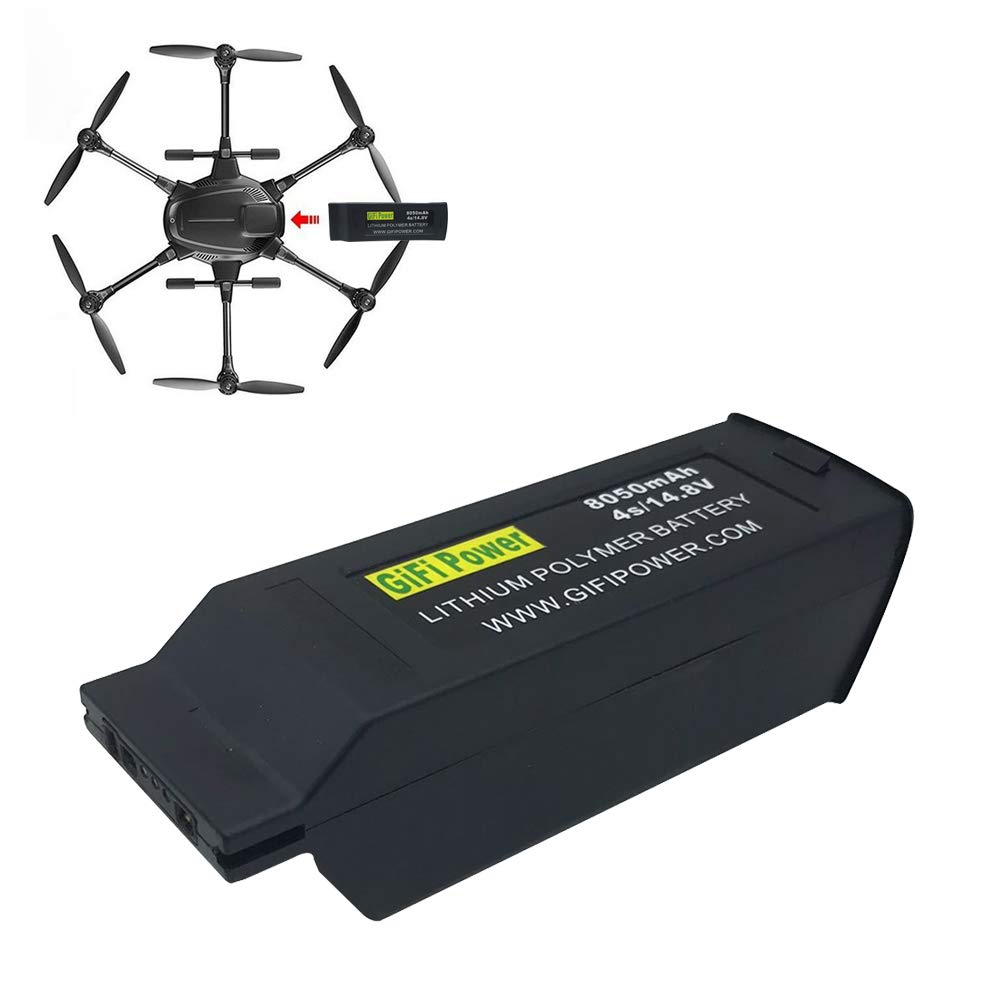 Upgrade Battery for YUNEEC Typhoon H Drone, 8050mAh 4S 14.8V LiPO Replacement Battery for Typhoon H, Typhoon H+