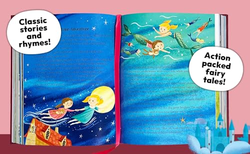 365 Stories and Rhymes - Tales of Magic and Wonder: Short Nursery Rhymes, Fairy Tales and Bedtime Collections for Little Girls and Princesses