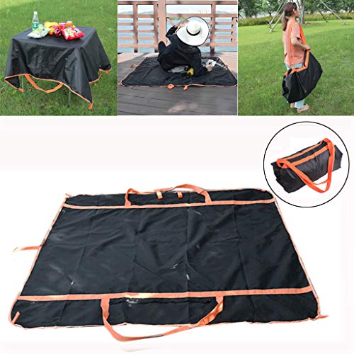 Chenway Picnic Blanket Waterproof Multi-Function Outdoor Travel Bag Beach Blanket Oxford Carpet Picnic Blanket Tote Camping Storage Bags