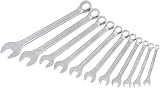 Draper Redline Metric Combination Spanner Set 11-Piece 68481 Chrome Vanadium view 2