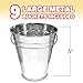 Gamie Bucket Ping Pong Ball Game Includes 9 Metal Buckets, 12 Balls, and 1 Number Sticker Sheet - Fun Party Activity for Kids and Adults, Great Idea for Kids