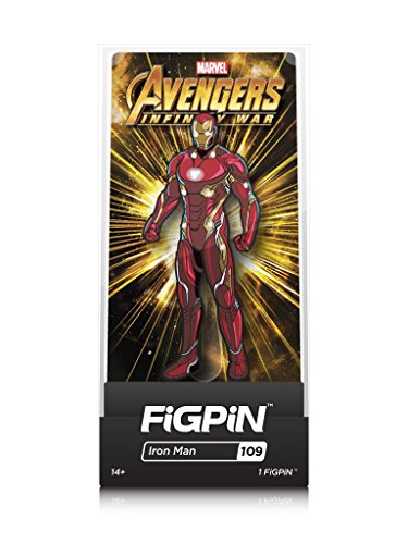 FiGPiN Marvel Avengers Infinity War: Iron Man - Collectible Pin with Premium Display Case FiGPiN Marvel Avengers Infinity War: Iron Man - Collectible Pin with Premium Display Case