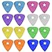 Foxany 16 Pack Ukulele Felt Picks, Comfortable for Ukulele, Guitar, Bass and Low Tension Music Instruments Felt Material Multi Color