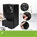 Air Conditioner Fan, MZTDYTL Mini Portable Desktop Fan 9.5-inch Personal Misting Table Fan Small Evaporative Air Cooler Circulator Humidifier- Black