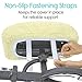 Vive Mobility Knee Walker Pad Cover - Plush Synthetic Faux Sheepskin Scooter Cushion - Accessory for Knee Roller - Leg Cart Improves Comfort During Injury (Off-White)