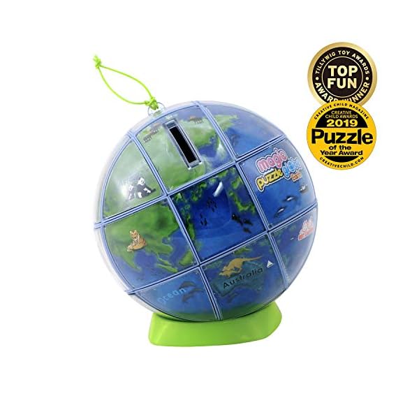Best Learning Magic Puzzle Globe 3d Earth World Map Puzzles For Children Kids Smart Educational Desk Toy Globes For Deyros