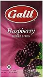 Galil Tea, Raspberry, 20-Count Boxes (Pack of 6)