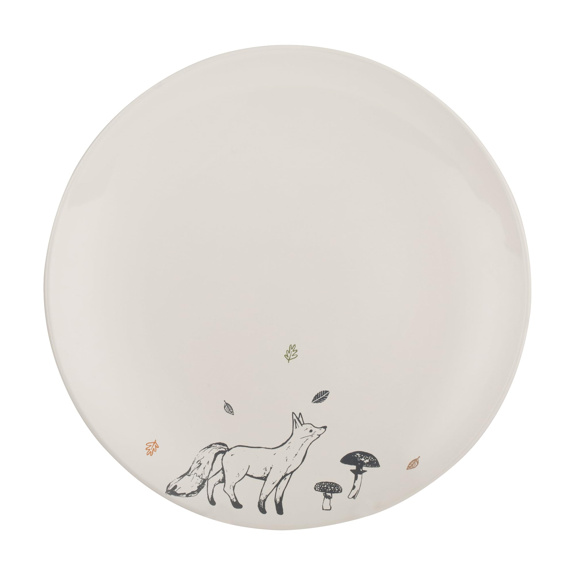 Price & Kensington Woodland Dinner Plate 27.7cm Microwave and Dishwasher Safe Novelty Style Made from Stoneware Stylish Dinnerware