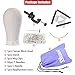 Xtrend 21″-24” Poly Canvas Block Head for Making Head Weft/Wig/Hair Extension Making Display Styling Mannequin Head with Stand Set Manikin Canvas Head Hair Accessories 21 inchthumb 1