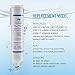 Whirlpool 4396841 4396710,Kenmore 46-9030,PUR Filter 3 Upsante Refrigerator Water Filter (White,1 Pack)