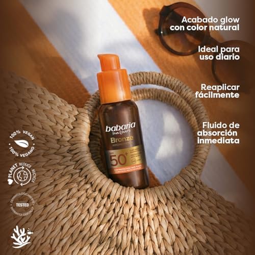 Protetor solar Glow BB SPF50+ com cor 40 ml – Protetor Solar 50 Uniformiza o tom de pele e protege | Exossomas de Aloe, Ácido Hialurónico e Vitamina C