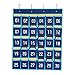 Numbered Classroom Pocket Chart Cell Phones and Calculators Holder Wall Door Hanging Organizer (30 Pockets)