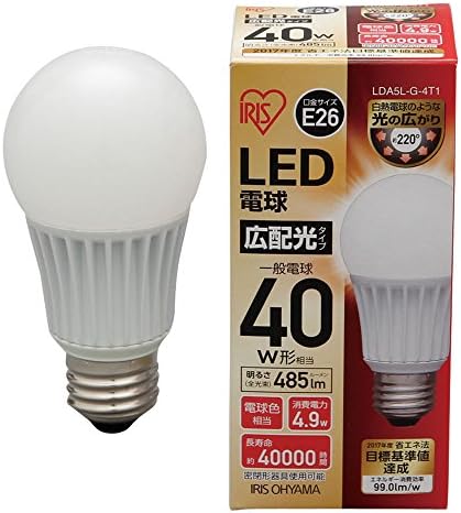 ハッピーな週末くん アイリスオーヤマled電球口金直径26mm 60w形相当電球色広配光タイプ密閉形器具対応lda8l G 6t1 期間限定セール