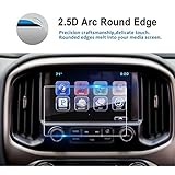 LFOTPP Glass Protector Replacement for 2015-2018 Chevrolet Colorado Suburban Tahoe 8 Inch Mylink, Tempered Glass Navigation Infotainment Center Touch Screen Protector, Scratch-Resistant
