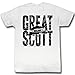 Back To The Future - Mens Great Scott T-Shirt, Small, White