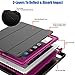 SEYMAC stock Case for iPad 2/3/ 4, 3 Layer, AUTO Sleep/Wake Protective Cover for iPad 4th Gen, iPad 3 & iPad 2 (Rose)