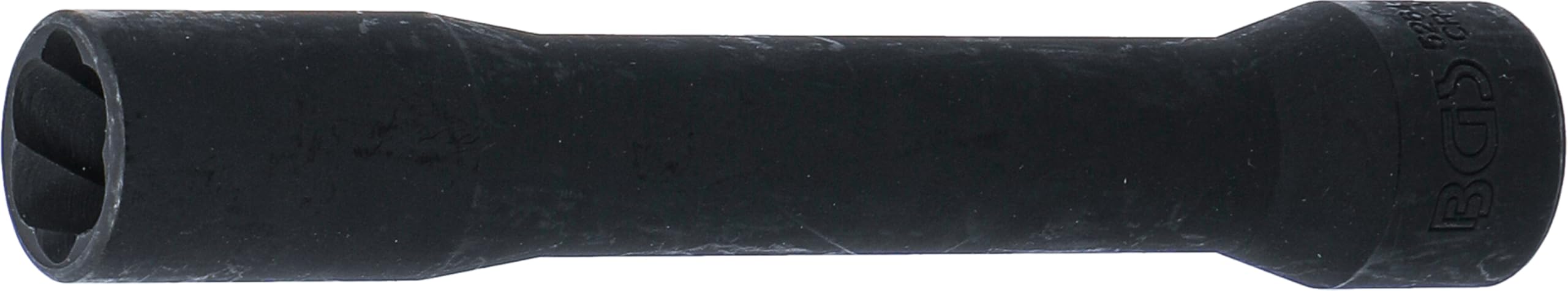 BGS 5264-17 | Twist Socket (Spiral Profile) / Screw Extractor, deep | 12.5 mm (1/2") Drive | 17 mm