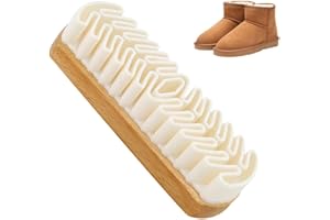 WEGODAL Rubber Shoe Brush, 2026 New Suede Shoe Brush and Eraser Soft Suede Shoe Brush Cleaner, Suede Cleaning Brush for Shoes, Bags, Jacket, Purse, Sofa with Wooden Handle (A-1Pcs)