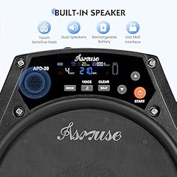 Asmuse 8" Practice Pad Electronic Portable Drum