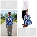 School Backpack Anime Cartoon Backpack Luminous Galaxy Backpack for Girls Boys Teenagers
