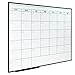 Lockways Dry Erase Calendar Whiteboard, Magnetic White Board Calendar Monthly 48 X 36 Inch, Ultra-Slim Black Aluminium Frame