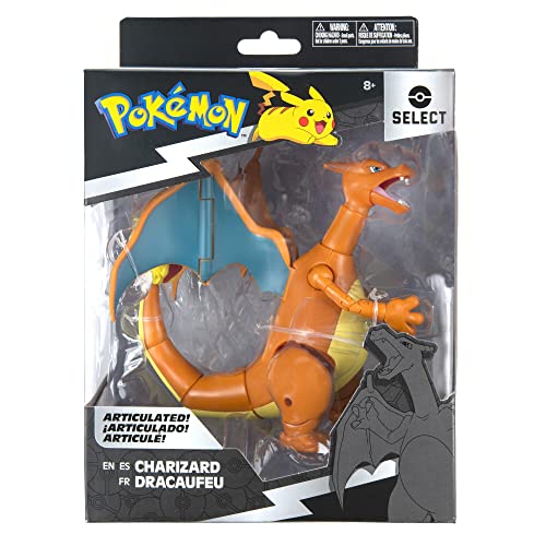 Pokemon Charizard, Super-Articulated 6-Inch Figure Collect Your