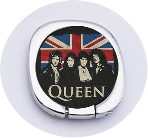 Amazon Co Jp クラシックゴージャスなアートメタルロックバンドクイーンボヘミアンラプソディ携帯電話グリップローズゴールドリングスタンド ホーム キッチン