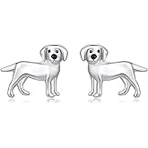 925 Sterling Silver Earrings Stud Dragon Cat Koala Guinea Pig Hamster Bunny Cow Hypoallergenic Cute Animal Jewelry Gifts for Women