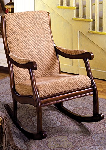 247SHOPATHOME IDF-AC6408 Rocking Chair, Oak