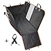 Lantoo Dog Seat Cover, Upgrade Large Back Seat Pet Seat Cover Hammock for Cars, Trucks, SUVs with Nonslip Backing, Side Flaps, Waterproof, Soft (Black)