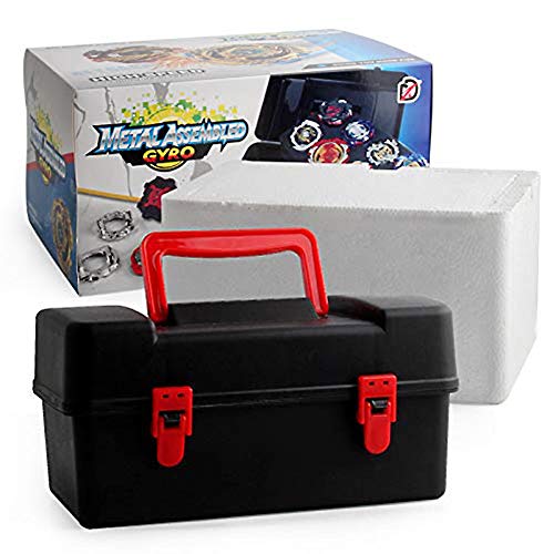 XD168-21B Bey Battling Top Burst Launcher Grip Set Storage3T6B Box Top Burst Gyros 4D with Launcher Burst Toys(Gold Editio)