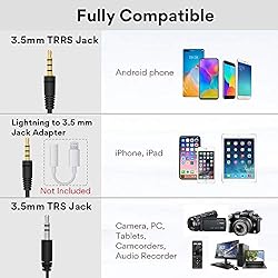 MAONO Lavalier Microphone for iPhone Android