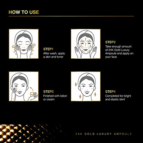 Korean Skin Care - 24K GOLD CCLIMGLAM LUXURY Serum for Face, Anti Aging, Anti Wrinkle, Skin whitening, Face Moisturizer for Dry Skin, Korean K Beauty Facial Serum - 1.76 oz 8 Korean Skin Care - 24K GOLD CCLIMGLAM LUXURY Serum for Face, Anti Aging, Anti Wrinkle, Skin whitening, Face Moisturizer for Dry Skin, Korean K Beauty Facial Serum - 1.76 oz