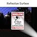 Video Surveillance Sign, MOLAER 3-Pack No Trespassing Signs, 10