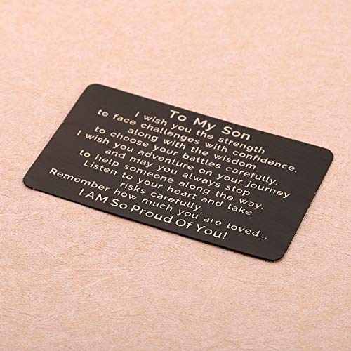 Fustmw Inspirational Keychain Gifts To My Son Daughter Graduation Gift We Pray You Ll Always Be Safe Enjoy The Ride And Never Forget Your Way Back Home To My Son Black Pricepulse