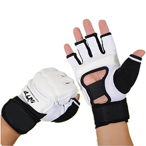 Rungear Taekwondo Training Boxing Gloves, WTF Approved Martial Arts Muay Thai TKD Punching Bag Mitts MMA Sparring Karate Gloves for Men Women Kids