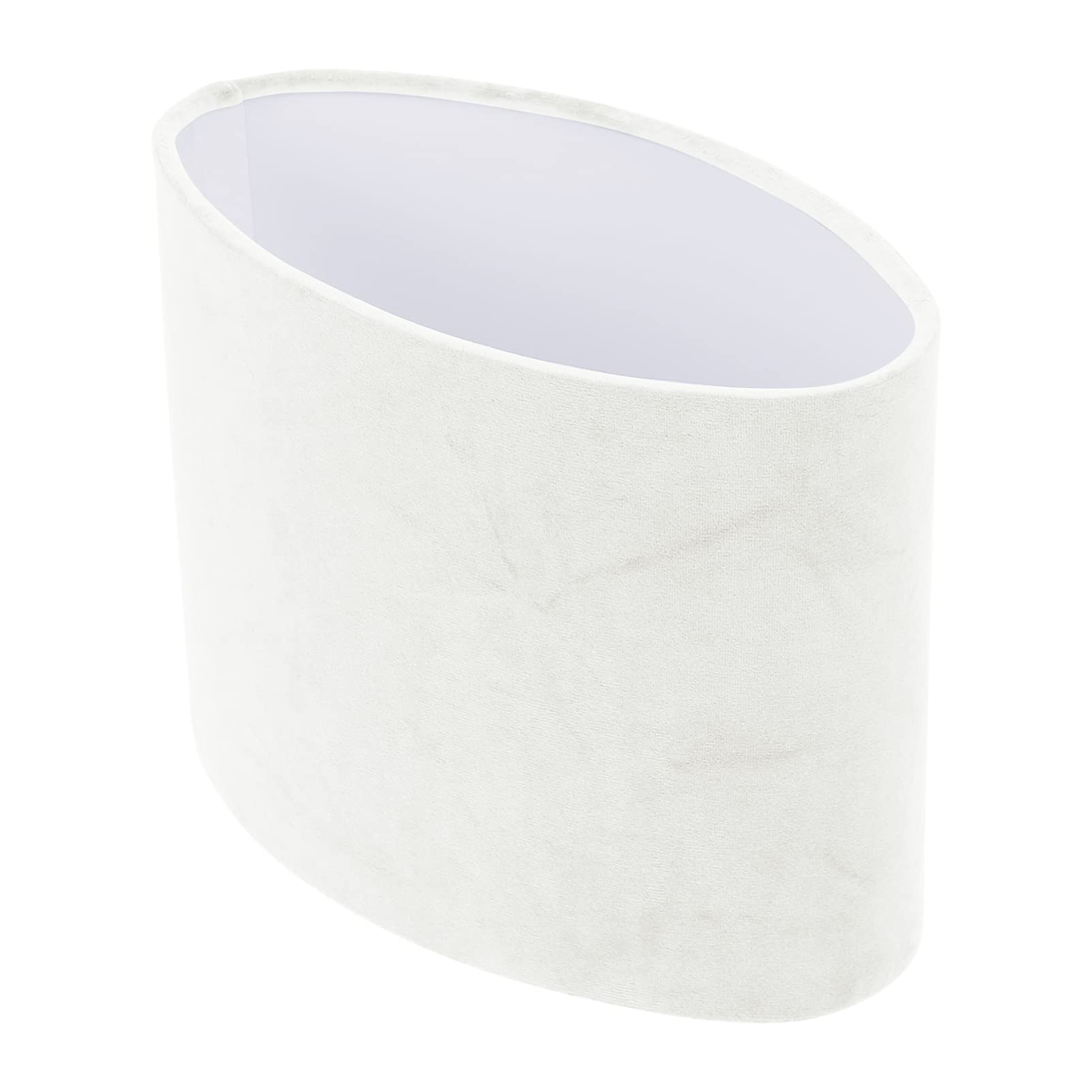 ibasenice Oval Lampshade Decorative Cloth Table Lamp Shade Cover Accessory for Bedroom Living Room Soft Diffuse Lighting 9.06X5.12X7.28In