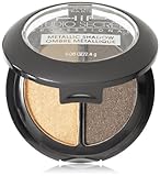 L'Oreal Paris HiP Studio Secrets Professional Metallic Eye Shadow Duos, Gilded, 0.08 Ounces