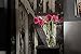 Hosley 8.6 Inch High Clear Floral Rose Glass Vase. Ideal for Cut Flowers Weddings Spa Special Occasions O3