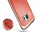 Galaxy S7 Edge Case, Caseology [Wavelength Series] Slim Dual Layer Protective Textured Grip Corner Cushion Design for Samsung Galaxy S7 Edge (2016) - Coral Pink