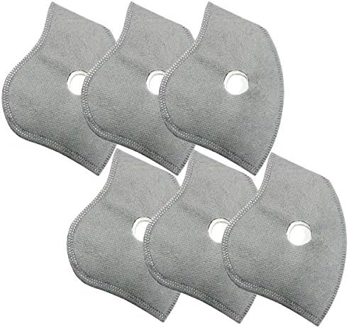 N95 Dust Mask Respirator, Dustproof Face Mask, 2 Pack Activate Carbon Anti Dust Pollution Pollen Allergy Filter Mouth Mask, Perfect for Woodworking Mowing Saw Dust Outdoor Work (Replacement Filter)