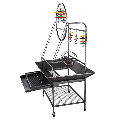CHIMAERA Round Large Parrot Playstand Gym Perch 41x30x69in