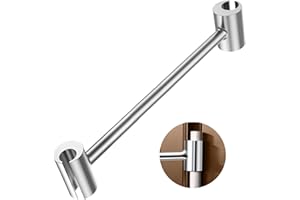 Hinge Gap Adjustment Wrench for Door, 8-19mm Portable Double Heads Door Hinge Adjustment Tool, Universal Hinge Repair Spanner