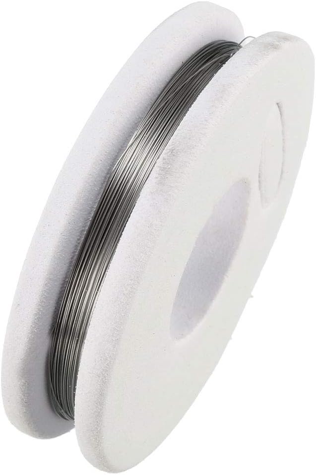 sourcing map 34 AWG FeCrAl Heating Wire 33ft 1200C Resistance Wire for