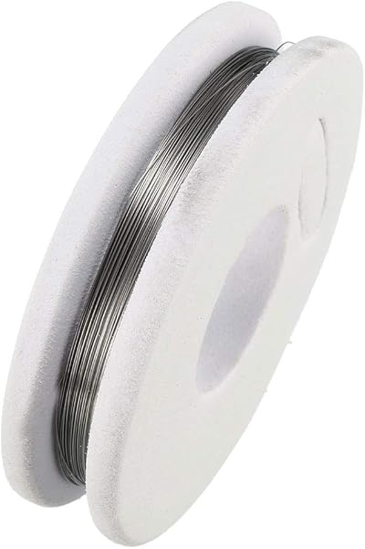 sourcing map 34 AWG FeCrAl Heating Wire 33ft 1200C Resistance Wire for