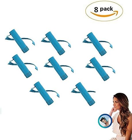 8 Pcs Hair Rollers Nighttime Hair Curlers Heat-Free Hair While Sleep