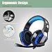 Muzili Gaming Headset,7.1 Stereo Gaming Headphone for PC,PS4,Xbox One,Ipad,Mobile Phone,Noise-Cancelling Headset and Mic,50 mm Driver, LED Lightthumb 4