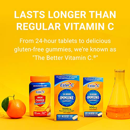 EsterC Vitamin C Immune Charge Gummies for Immune Support, Vitamin C