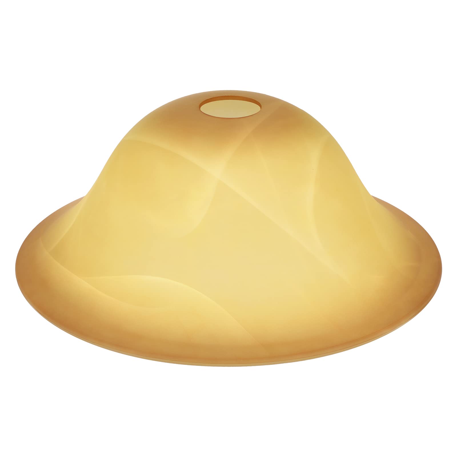 Photo 1 of Retisee Amber Glass Lampshade Glass Lamp Shade Replacement Light Bulb Cover Chandelier Vanity Fitting Opening 1.65 Inch for Base E26 Socket
